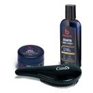 Kit Shampoo Bozzano Barba E Cabelo 200ml + Cera Capilar Bozzano 80g + Escova De Cabelo Santa Clara