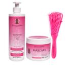 Kit Shampoo Cachos + Escova Basic Encaracolados
