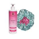Kit Shampoo Cachos + Touca Cetim Adulto Encaracolados