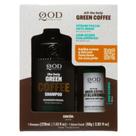 Kit Shampoo Café Verde 220 ml + Serum Facial com Ácido Hialurônico 60 g