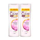 Kit Shampoo Clear Anticaspa Hidratação Intensa Leve 400ml Pague 330ml - 2 Unidades