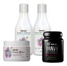 Kit Shampoo, Cond, Creme Glacê e Wave Protein Kah-Noa Kit Shampoo, Cond, Creme Glacê e Wave Protein Kah-Noa