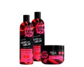 Kit Shampoo Cond e Máscara Cresce Forte Cabelão 300ml Oh My