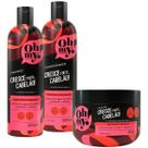 Kit Shampoo Cond e Máscara Cresce Forte Cabelão 500ml Oh My Kit Shampoo Cond e Máscara Cresce Forte Cabelão 500ml Oh My
