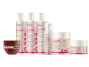Kit Shampoo, Cond, Gelatina, Másc, Mousse, Ativador Cachos e Másc Ph Control - Apice