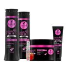 Kit Shampoo + Cond.+ Masc.+ Protetor Haskell Cavalo Hidra Proteção e Vitalidade 300 ML + Presente Lourre 15ml