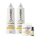 Kit Shampoo + Cond + Óleo + Máscara Cocomanga Lanox Trihair