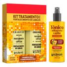 Kit Shampoo + Condicio + Tônico Milagroso 200ml Gota Dourada