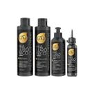 Kit Shampoo Condiciona Creme Tonico Hialuronico Preenchedor