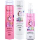 Kit Shampoo, Condicionadior e Body Splash Magia De Unicórnio Forever Liss