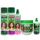 kit Shampoo, Condicionador, Ativador, Gelatina e Creme de pentear Muriel Umidiliz Alecrim E Babosa 3