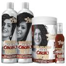 Kit Shampoo + Condicionador + Creme De Pentear + Óleo Finalizador Soul Power Coco E Cacau Vegano Kit Shampoo + Condicionador + Creme De Pentear + Óleo Finalizador Soul Power Coco E Cacau Vegano