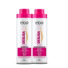 Kit Shampoo+Condicionador Deslisa Fios Eico Cosméticos 800ml Profissional HidrataçãoProteção Térmica