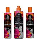 Kit Shampoo, Condicionador e Ativador Todo Poderoso Ondulado 2A a 2C Corpo Dourado