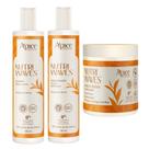Kit Shampoo, Condicionador e Creme Nutri Waves Apice