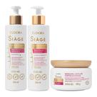 Kit Shampoo Condicionador e Máscara Antiqueda Feminino Dermo Hair Minoxi Eudora Siàge