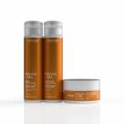 Kit Shampoo, Condicionador e Máscara Banana e Mel 300g