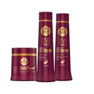 Kit Shampoo Condicionador e Máscara Disciplinante Liso com Força Haskell 500ml Kit Shampoo Condicionador e Máscara Disciplinante Liso com Força Haskell 500ml