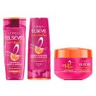 Kit Shampoo, Condicionador e Máscara Elseve Liso dos Sonhos