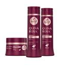 Kit Shampoo Condicionador e Máscara Quina Rosa Brilho Intenso e Maciez Haskell 300ml Kit Shampoo Condicionador e Máscara Quina Rosa Brilho Intenso e Maciez Haskell 300ml