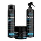 kit Shampoo Condicionador e Serum Para Cabelos com Raíz Oleosa e Pontas Secas