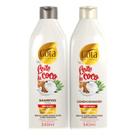 Kit Shampoo Condicionador Gota Dourada Leite de Coco Uso Diário