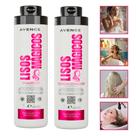 Kit Shampoo Condicionador Lisos Mágicos 1L Brilho Efeito Liso Profissional Antiqueda Dist. Salão em Casa.