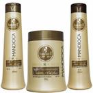 Kit Shampoo Condicionador Máscara 500g Mandioca Haskell