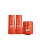 Kit shampoo, condicionador, mascara - bio extratus +proteção
