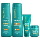 Kit Shampoo Condicionador Máscara Finalizador Bio Extratus Mais Nutrição Kit Shampoo Condicionador Máscara Finalizador Bio Extratus Mais Nutrição