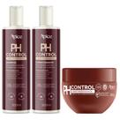 Kit Shampoo + Condicionador + Mascara Ph Control Apice Tratamento Anti Porosidade Capilar Completo
