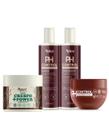 Kit shampoo, Condicionador, Máscara Ph Control e Crespo + Power - Ápice