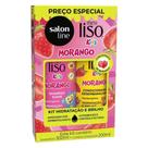 Kit Shampoo + Condicionador Morango Kids Meu Liso Salon Line