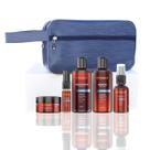Kit Shampoo Condicionador Óleo Colonia Creme Necessaire Azul