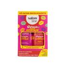 Kit Shampoo Creme Multi Salon Line Cachos Ostentação 300 ml