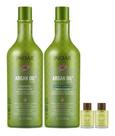 Kit Shampoo de Hidratação e Bálsamo Condicionador Argan Oil 1 Litro - Inoar