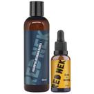 Kit Shampoo Desmaia Barba + Óleo Para Barba Red Nek