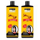 Kit Shampoo e Condicionador 1L Sou + Liso Ultra Reconstrução