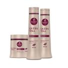 Kit Shampoo e Condicionador e Máscara para Reconstrução e Força Queratina &amp Provit B5 Haskell 500ml