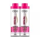 Kit Shampoo e Condicionador Eico Desliza Fios 800ml Eico