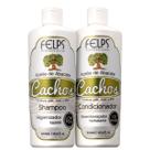 Kit Shampoo e Condicionador Felps Cachos Azeite de Abacate - 500ml