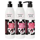 Kit Shampoo e Condicionador Melancia e Máscara Morango 500ml Perigot