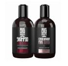 Kit Shampoo e Condicionador para Barba Big Barber 250ml Profissional Refrescante Anti Queda Cuidado Pele Fios