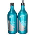 Kit Shampoo e Condicionador para Cabelos com Caspa, Pontas Secas, Oleosos e Mistos WF RECUPPER 2L