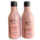 Kit Shampoo e Condicionador para Cabelos Danificados, Ressecados e com Pontas Duplas WF Renew 600ml