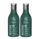 Kit Shampoo e Condicionador Reconstrução Restore Algas Marinhas Dama Hair 2x300ml