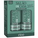 Kit Shampoo e Condicionador Salão Em Casa Cachos Definidos Eico Kit Shampoo e Condicionador Salão Em Casa Cachos Definidos Eico