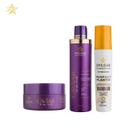 Kit Shampoo e Máscara Caviar 300ml + Fluído Pré Escova 250ml