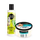 Kit Shampoo e Máscara Nutrição Cabelo Ressecado Organic Shop