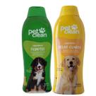 Kit Shampoo Filhote + Shampoo Pelo Claro Pet Clean Cachorro